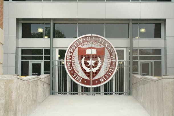 An entrance to the University of Texas at Austin football stadium